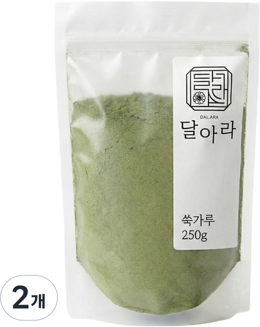 달아라 국내산 쑥가루, 250g, 2개