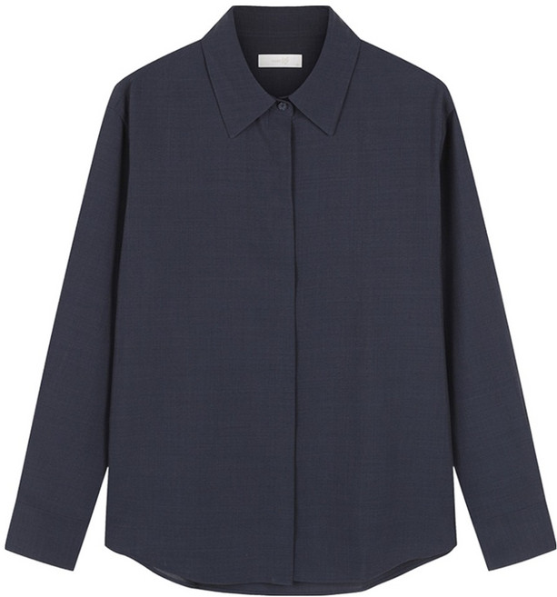 프로젝트엠 여성용 히든 버튼 쿨 찰랑 셔츠