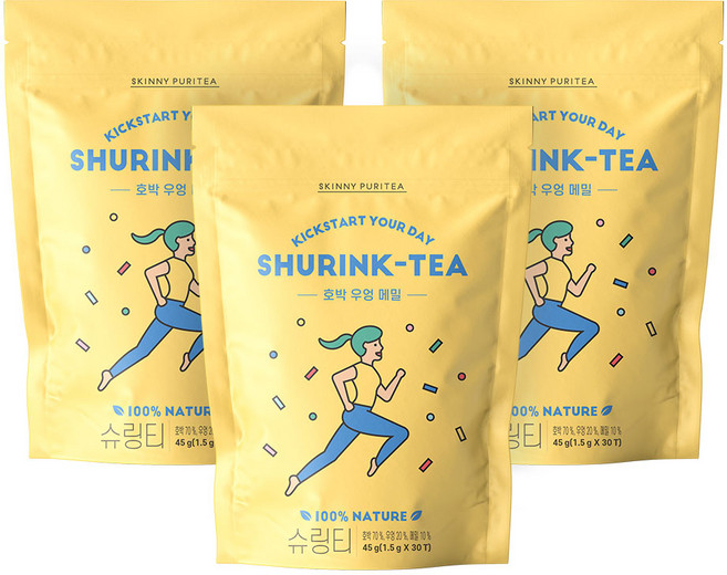 스키니퓨리티 슈링티 호박 우엉 메밀, 1.5g, 30개입, 3개