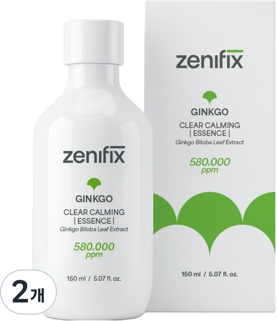 제니픽스 징코 클리어 카밍 에센스, 2개, 150ml