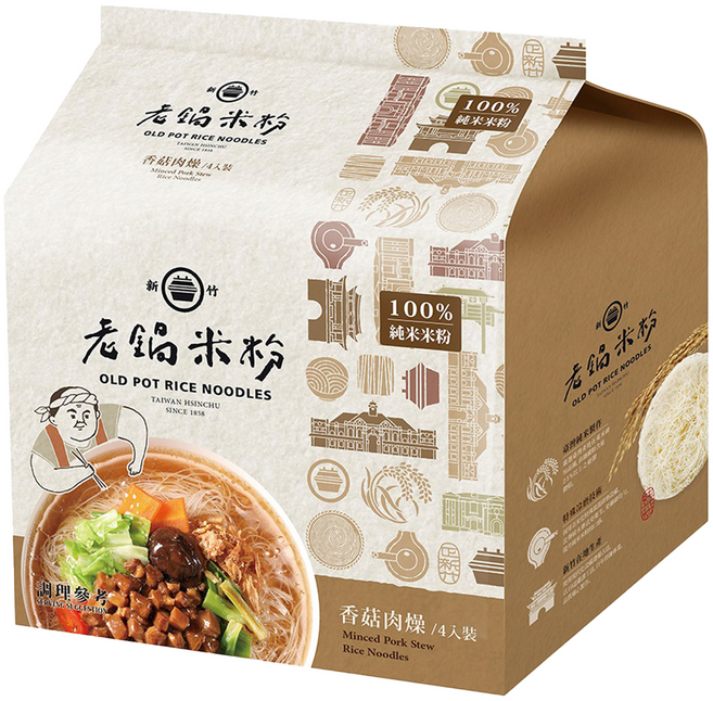 老鍋米粉 湯米粉, 240g, 1袋