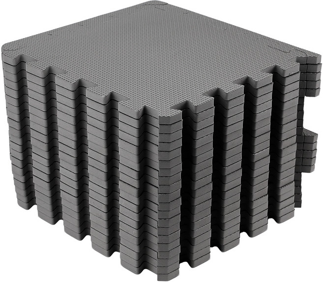 코멧 펫 반려동물 퍼즐 매트 32.5x32.5cm, 다크 그레이, 1세트, 20개