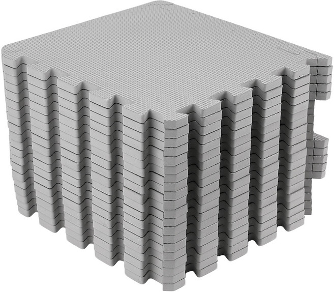 코멧 펫 반려동물 퍼즐 매트 32.5x32.5cm, 그레이, 1세트, 20개