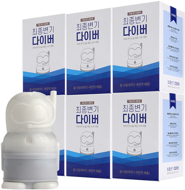 소다스쿨 최종변기 다이버, 130g, 6개