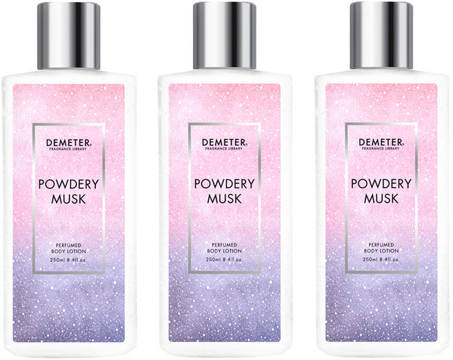데메테르 파우더리 머스크 바디로션, 250ml, 3개