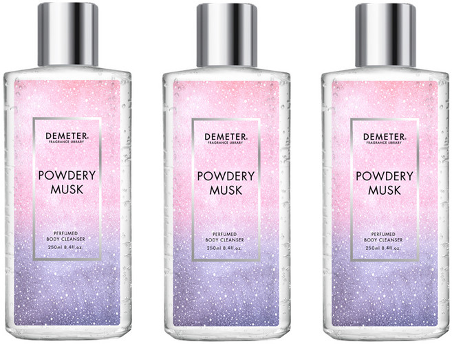 DEMETER Powdery麝香沐浴乳, 250ml, 3瓶
