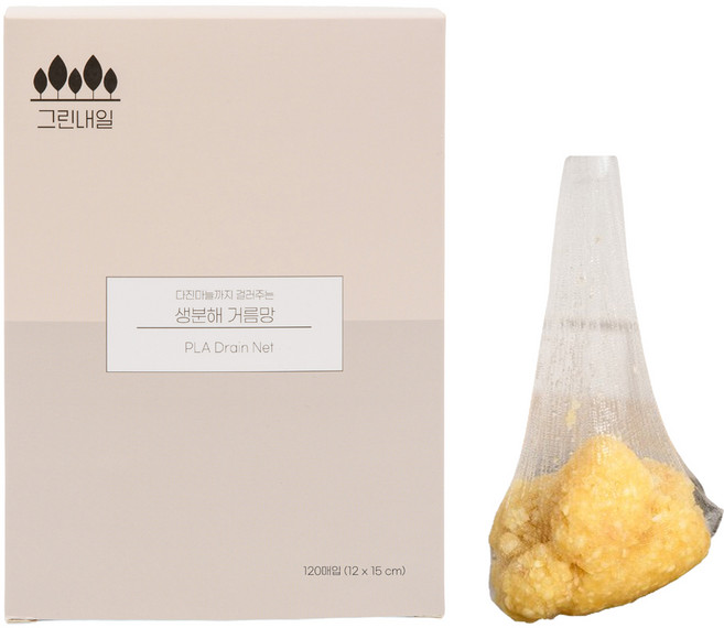 그린내일 생분해 거름망, 120개입, 1개