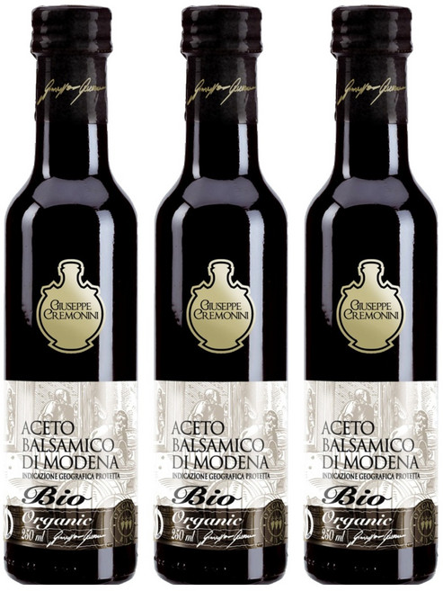 쥬세페크레모니니 모데나 오가닉 발사믹식초 3그레이프, 3개, 250ml