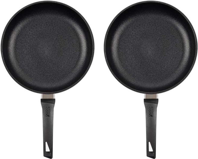 인터쿡 인덕션 블랙 후라이팬, 28cm, 2개