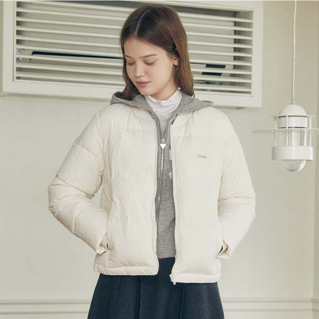 게스 남녀공용 뉴 간절기 패딩 점퍼 MO4W9894
