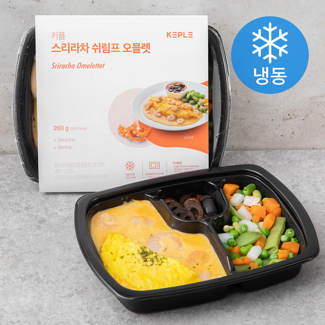 닥터키친 스리라차 쉬림프 오믈렛 (냉동), 260g, 2팩