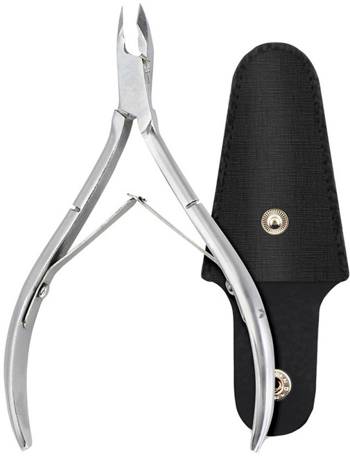 벨로티 전문가용 프라임 큐티클 니퍼 + 가죽 파우치 세트, 혼합색상, 1세트