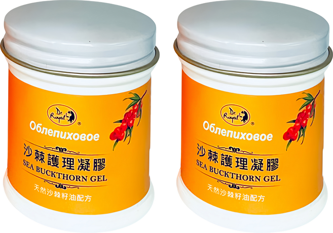 Dr.Royal 沙棘護理凝膠 俄羅斯, 天然沙棘味, 75g, 2罐