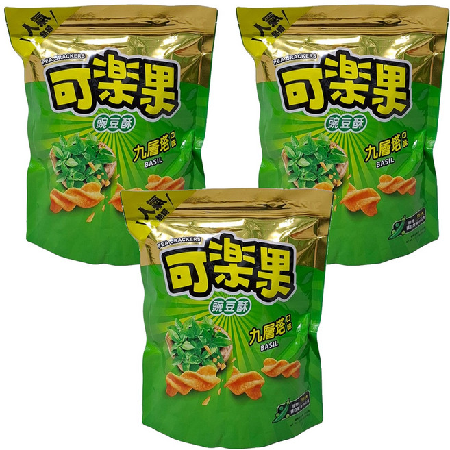 可樂果 九層塔口味, 315g, 3包