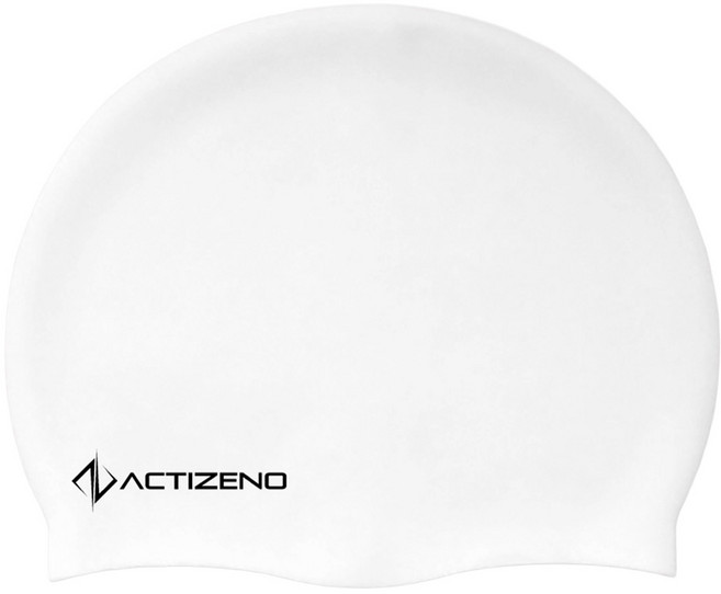 ACTIZENO 優質矽膠泳帽 白色 BiC 1個