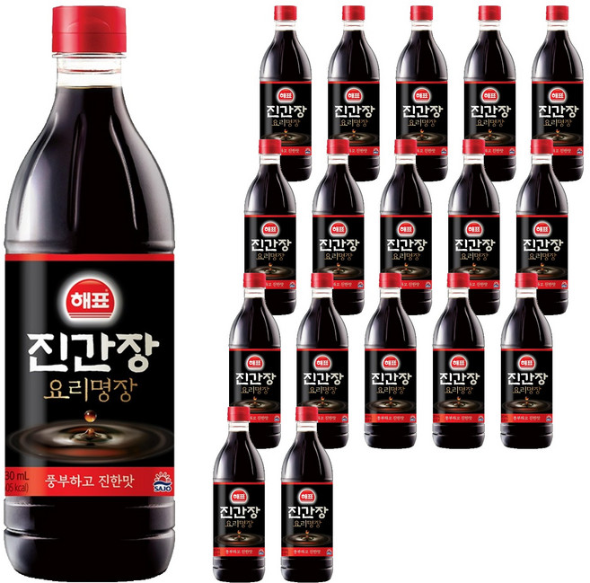 진간장, 930ml, 18개