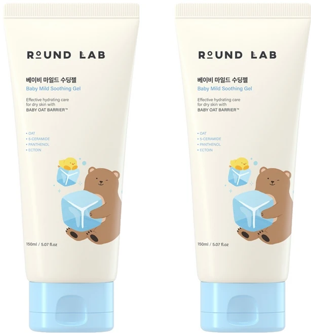 라운드랩 유아용 마일드 수딩젤, 150ml, 2개 - 쿠팡
