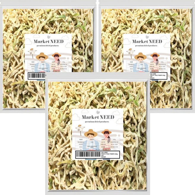 蘿蔔絲乾, 3個, 100g