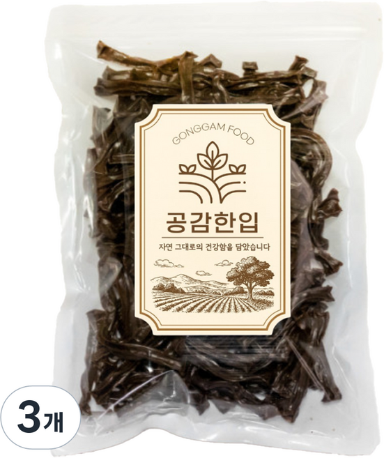 공감한입 도토리 건조 묵말랭이, 200g, 3개