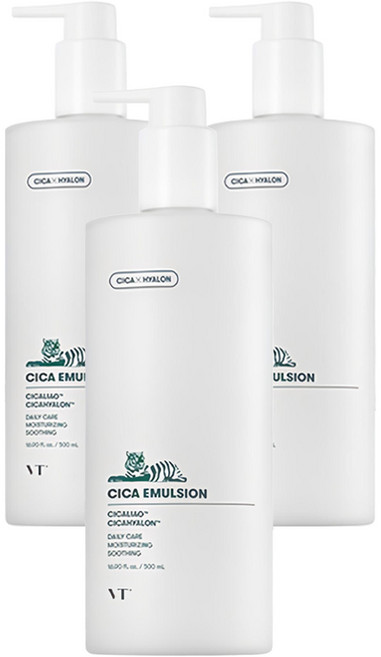 브이티코스메틱 시카 에멀전 대용량, 500ml, 3개