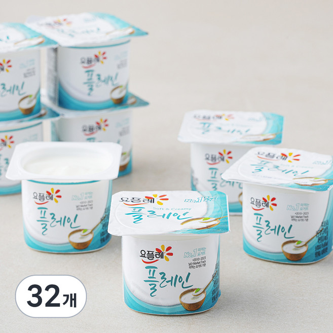 요플레 플레인 멀티, 85g, 32개