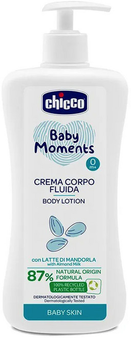 chicco 寶貝嬰兒植萃潤膚乳液, 500ml, 1瓶