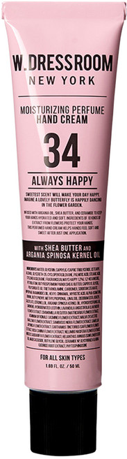 W.DRESSROOM 多麗絲 保濕香氛護手霜 No.34 Always Happy 幸福時刻, 50ml, 1條