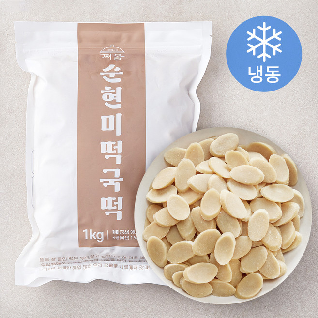 쪄옴 순현미 떡국떡 (냉동), 1kg, 1개