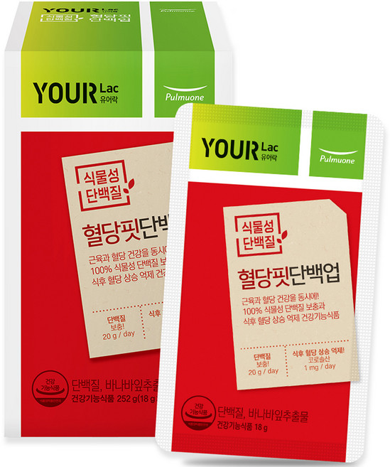 풀무원건강생활 유어락 혈당핏 단백업 14p, 252g, 1개