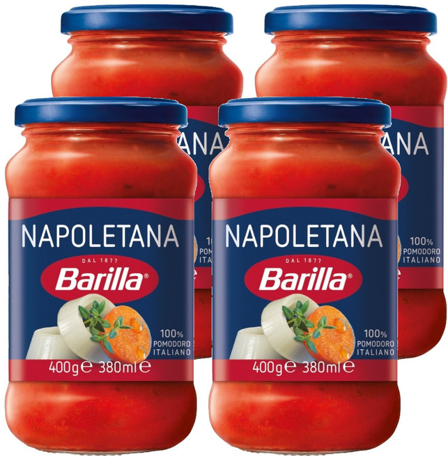 바릴라 나폴레타나 스파게티소스, 4개, 400g