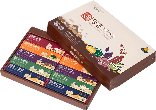 산내마을 양갱 모둠 세트, 400g, 2박스