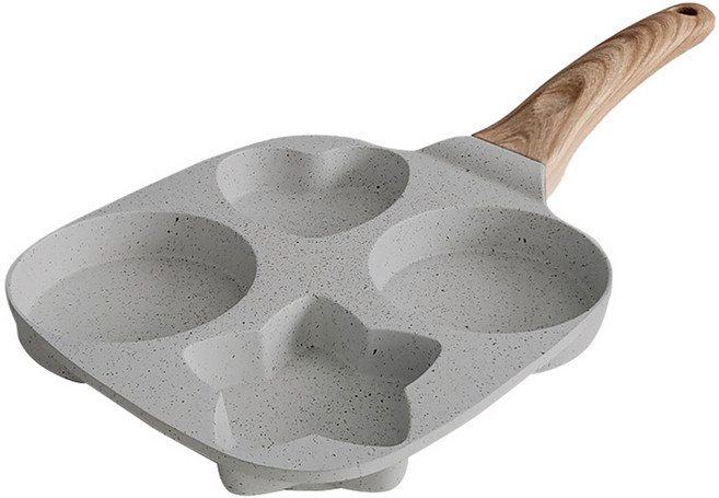 나리히라 인덕션 IH 믹스에그팬 웜그레이, 19cm, 1개