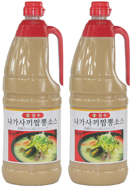성수 나가사끼짬뽕 소스, 1.8L, 2개