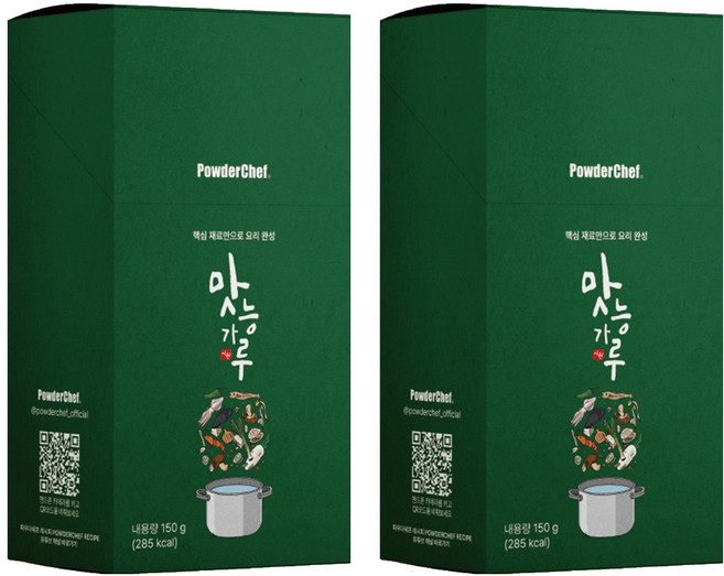 파우더셰프 맛능가루, 2개, 150g