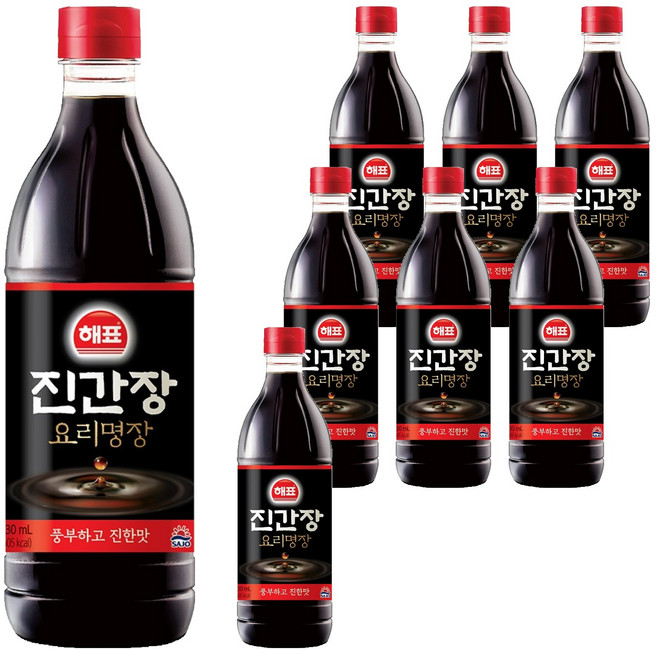 진간장, 930ml, 8개