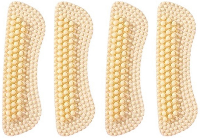 노크노크 하이힐 운동화 뒤꿈치 까짐 방지 실리콘 패드 아이보리, 4개