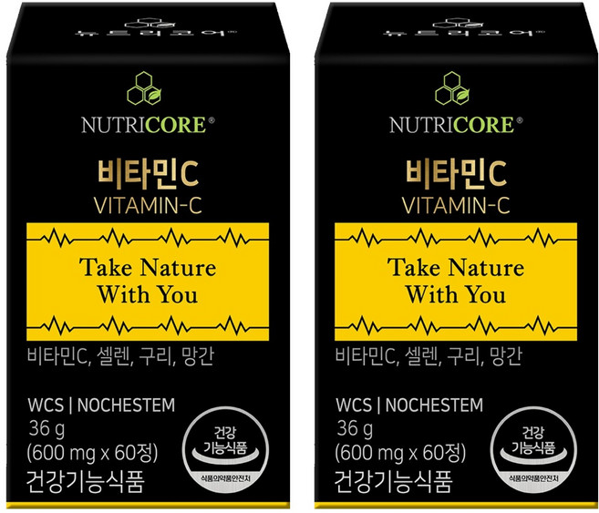 뉴트리코어 비타민C, 60정, 2개