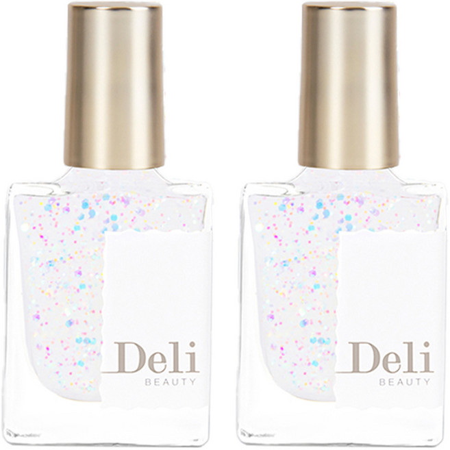 델리뷰티 딥시럽 루어 인 무드 네일 글리터, MG04 보석 캔디, 10ml, 2개