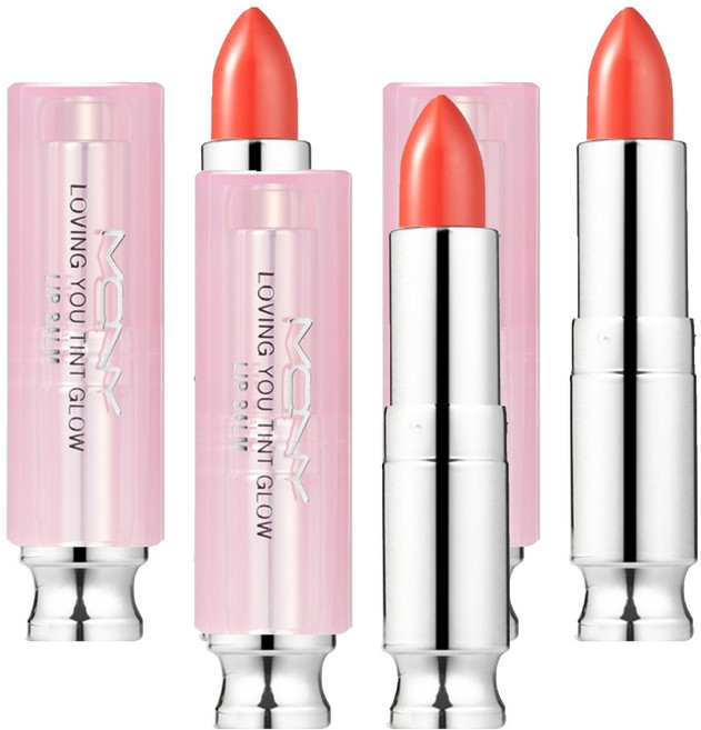 맥퀸뉴욕 러빙유 틴트 글로우 립밤, 라이블리코랄, 3.5g, 3개