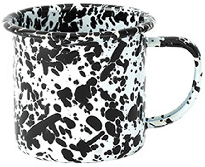 크로우캐년홈 마블 머그컵 340ml D11, 블랙, 1개