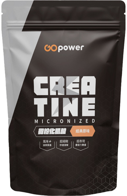 GOPower 果果能量 微粉化肌酸 經典原味, 400g, 1包