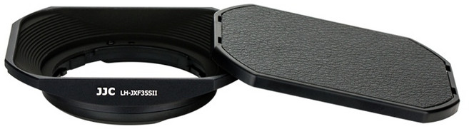 JJC 후지필름 XF23mm F2 35mm F2 R WR 카메라 렌즈 사각 후드, 1개