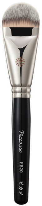 피카소 파운데이션 브러쉬 FB20, 블랙, 1개