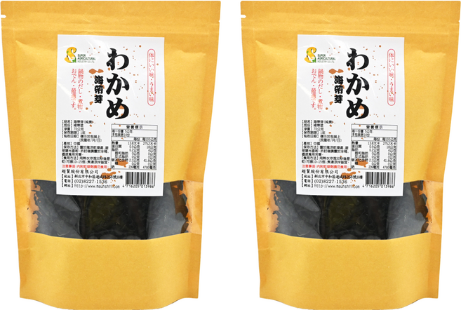 超賀 海帶芽, 70g, 2包