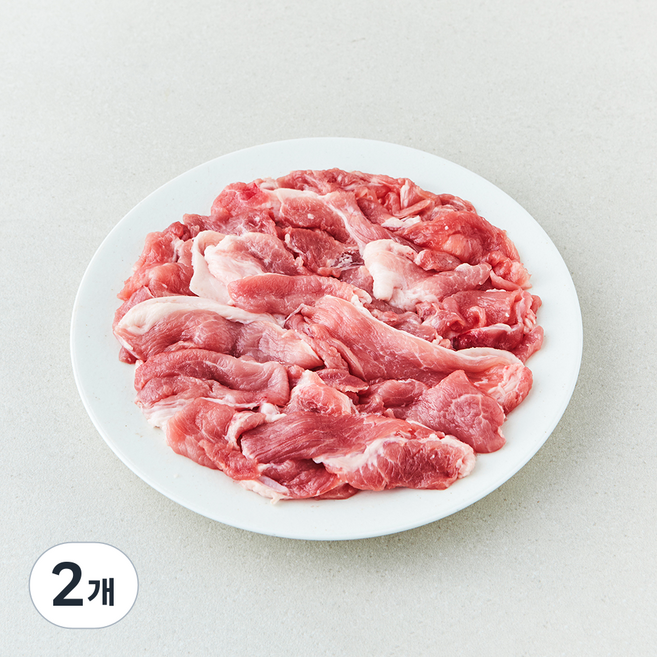 목우촌 명품 흑돼지 앞다리 불고기용 (냉장), 2개, 300g