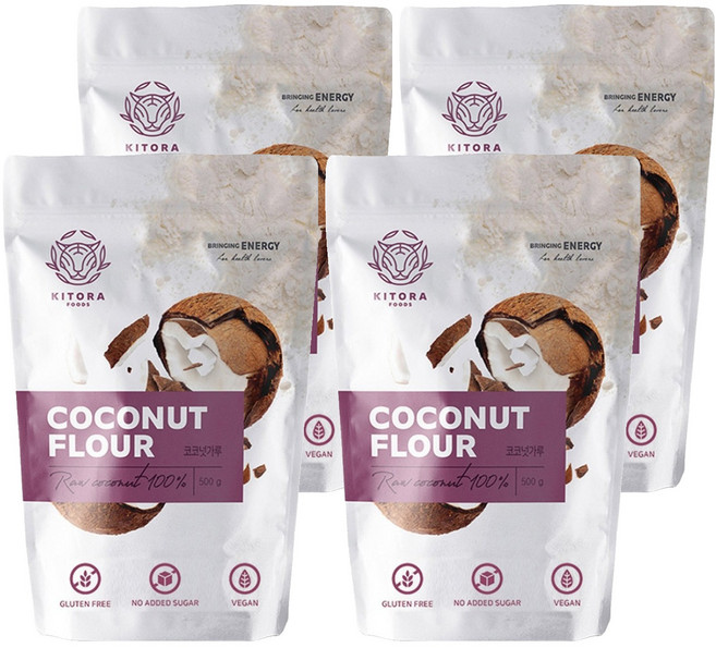 키토라푸드 글루텐프리 코코넛가루, 500g, 4개