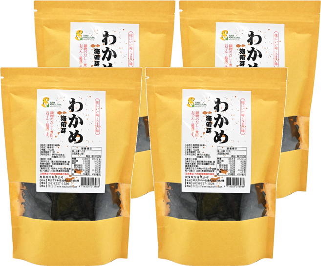 超賀 海帶芽, 70g, 4包