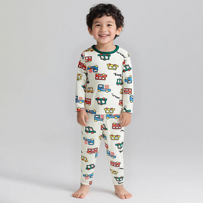 조이멀티 아동용 조이랜드 긴팔 실내복 세트