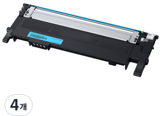 모드팜 삼성 SL-C510 / SL-C510W / SL-C513 / SL-C513W / SL-C563 / SL-C563W / SL-C563FW / slc513 / slc513w 재생 호환토너, 파랑(CLT-C510S), 4개