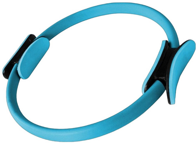 오코로 홈트레이닝 고탄력 필라테스링, 블루, 1개